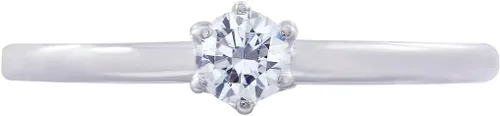 Miniatura 10 de Tienda Collection Sterling Silver Solitaire Ring set with Round Infinite Elements Cubic Zirconia