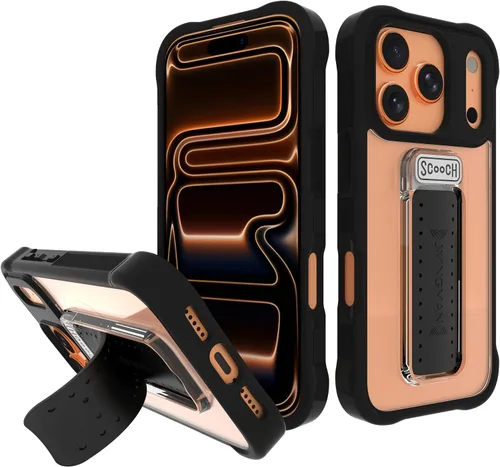 Miniatura 189 de Scooch® para iPhone 15 Pro Max Funda con Soporte, Funda Kickstand Wingman 5-en-1, Protección contra Caídas de Grado Militar, Kickstand Desplegable
