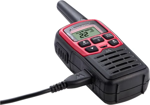 Miniatura 3 de Midland T31VP - Walkie Talkie FRS de 22 canales, radio bidireccional de hasta 26 millas, color rojo/negro (paquete de 6)