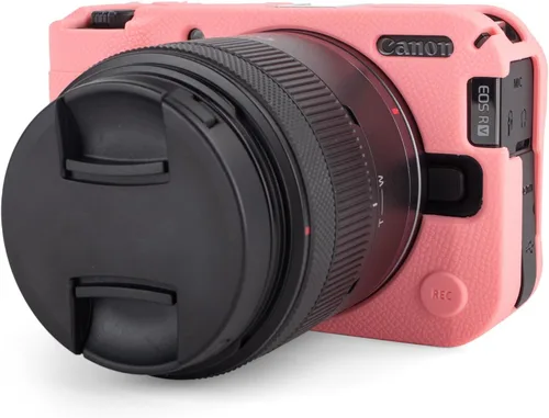 Miniatura 10 de MUZIRI KINOKOO Funda para cámara Canon EOS R50 V - Goma suave EOS R50 V/EOS R50V Funda protectora con diseño de agarre de mano - Funda antiarañazos