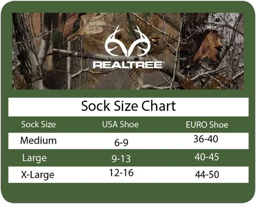 Miniatura 3 de RealTree Calcetines de mezcla de lana merino para hombre, 2 pares