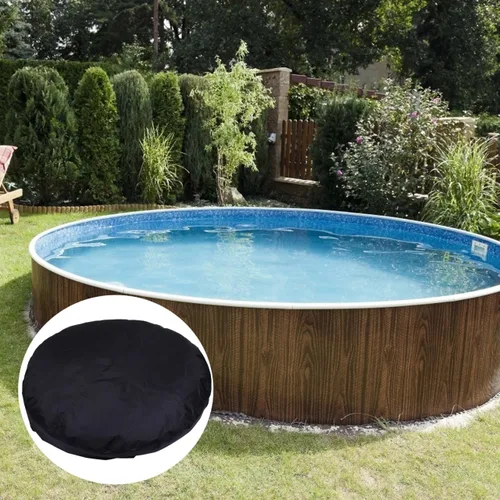 Miniatura 8 de DOITOOL Cubierta redonda para bañera de hidromasaje, impermeable, cubierta de spa para exteriores, protector redondo de 75 pulgadas para piscinas
