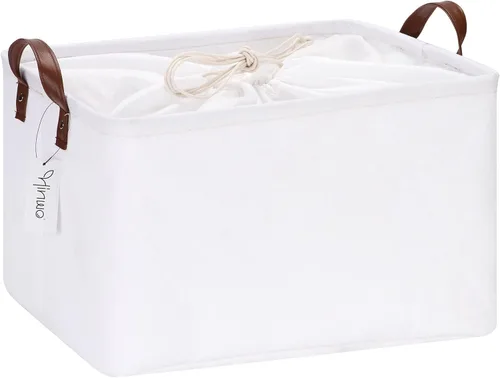 Miniatura 73 de Hinwo 31L Bolsas de almacenamiento grandes, organizadores de armario y almacenamiento, cestas de estante, cestas de almacenamiento plegables