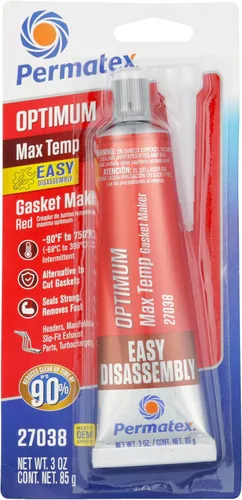 Miniatura 7 de Permatex 34628 Right Stuff - Máquina de juntas de alta temperatura, 90 minutos, color rojo, 3 onzas