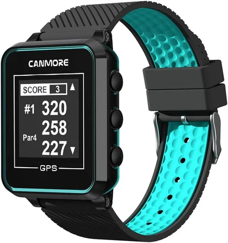 Miniatura 11 de CANMORE TW353 Reloj GPS de golf para hombres y mujeres, pantalla LCD de alto contraste, actualización gratuita de más de 41,000 campos precargados