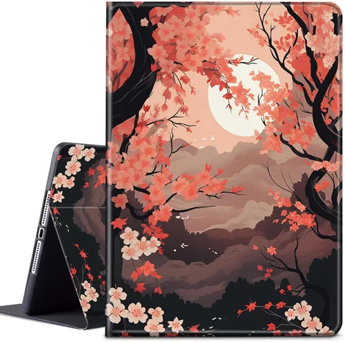 Miniatura 18 de Funda para tablet Kindle Fire 7 2019/2017 lanzamiento 9ª/7ª generación 7 pulgadas, ligera, protectora de piel sintética, cubierta inteligente