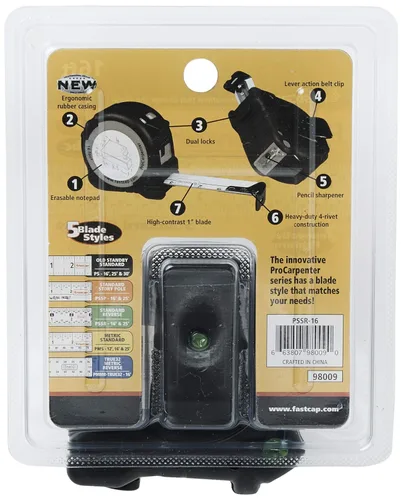 Miniatura 5 de FastCap PSSR-16 16 pies Pro Carpintero - Cinta métrica inversa estándar