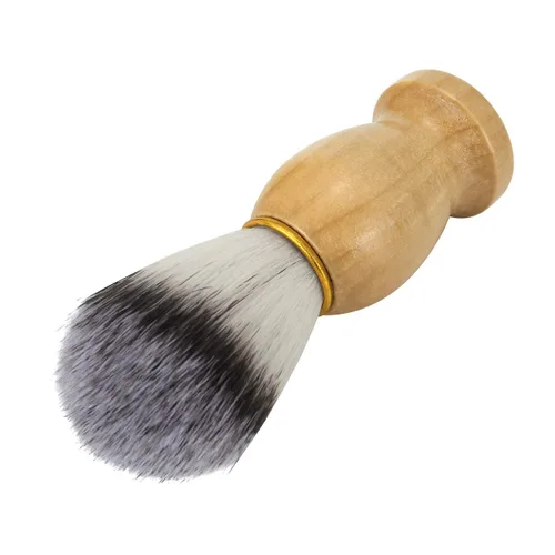 Miniatura 2 de Brocha de afeitar personalizada, cepillo de afeitar hecho a mano para hombre para aseo de hombres, afeitado húmedo, regalo (mango de madera, 01)
