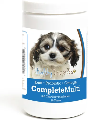 Miniatura 401 de Healthy Breeds Pug todo en uno multivitamínico suave masticable 60