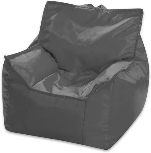 Miniatura 49 de Posh Beanbags - Sillón puff grande, 38 pulgadas, color azul rey sólido Nylon suave - Azul real