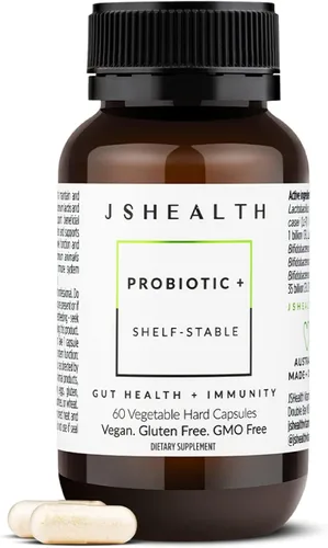 Miniatura 9 de JSHealth Suplemento probiótico multicepa. Fórmula avanzada para la salud intestinal con 5 cepas clínicamente estudiadas. Estable en el estante
