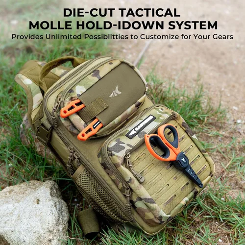 Miniatura 6 de KastKing BlowBak - Bolsa táctica para aparejos de pesca, mochila de pesca ligera, almacenamiento para equipo y equipo, regalo para hombres A