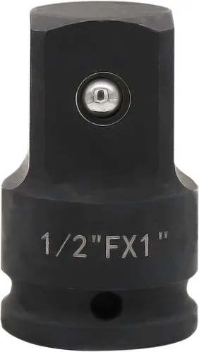 Miniatura 4 de Adaptador de enchufe de impacto y reductor de 1/4 de pulgada F a 3/8 pulgadas M, convertidor de acero cromado y molibdeno para construcción