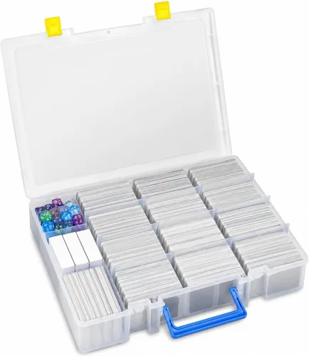 Xuerdon Caja de Almacenamiento de Tarjetas Coleccionables, Estuche Organizador para 2300+ Cartas de Juego Compatible con PM TCG/para Yugioh/para