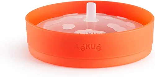 Miniatura 3 de Lékué - Mini máquina para hacer palomitas de maíz para microondas, talla XS, color rojo, tazón de palomitas emergente rápido y saludable, sirve
