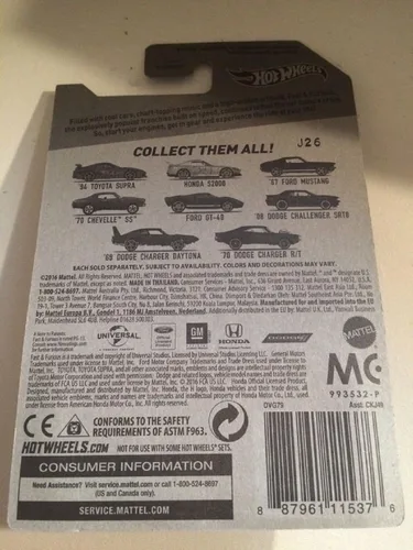 Miniatura 4 de Hot Wheels Rápido y Furioso Honda S2000 2016 Exclusivo