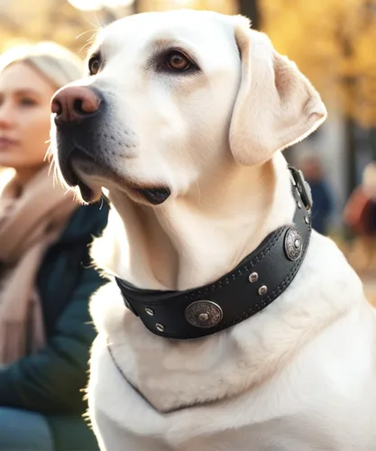 Miniatura 4 de Collar de cuero para perro, 2 pulgadas de ancho, collares de cuero genuino resistente, hecho a mano, suave y lujoso, la mejor opción llamativa