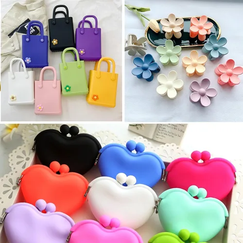 Miniatura 6 de HGUAN Rollo de gelatina de PVC liso de color sólido, tela de piel sintética de 12 x 53 pulgadas para hacer manualidades, lazos para el cabello