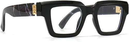 Miniatura 3 de Gafas de lectura estilo Oprah para mujeres y hombres, lectores cuadrados de moda con bloqueo de luz azul L05