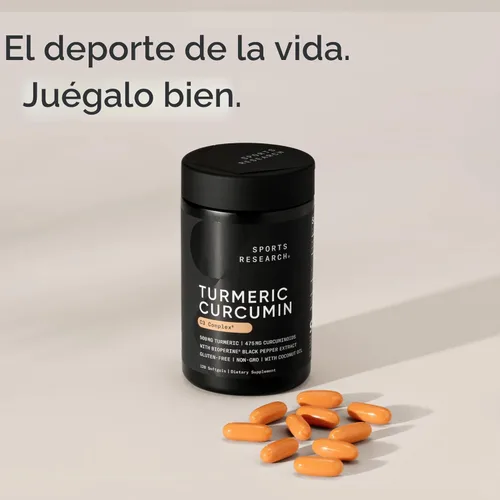Miniatura 7 de Cúrcuma curcumina C3® Complex, la cúrcuma ayuda a un envejecimiento sano, la visión, las articulaciones y el hígado, fortificado con pimienta negra