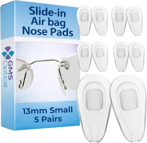 Miniatura 9 de GMS Optical Almohadillas de nariz de silicona súper suaves para evitar que los lentes se deslicen, almohadillas de nariz de silicona súper suaves