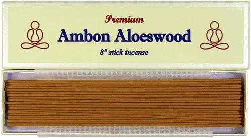 [Bosen] Premium (salvaje) Ambon Aloeswood - Incienso en barra de 8 pulgadas, 100% natural, FAM152S