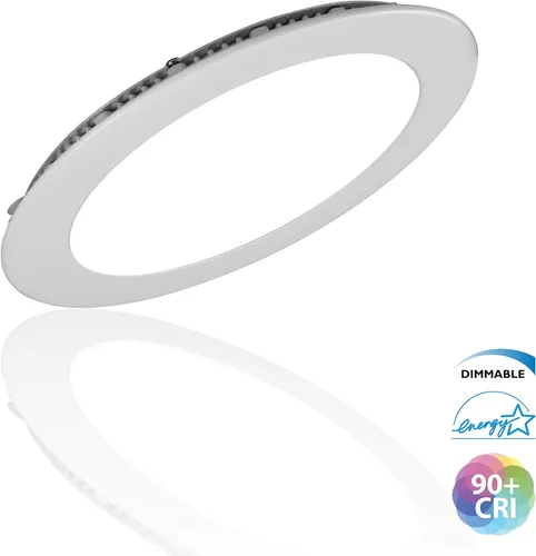 Miniatura 2 de NICOR Lighting DLE621202KRDWH - Kit de iluminación empotrada, color blanco, 6 pulgadas