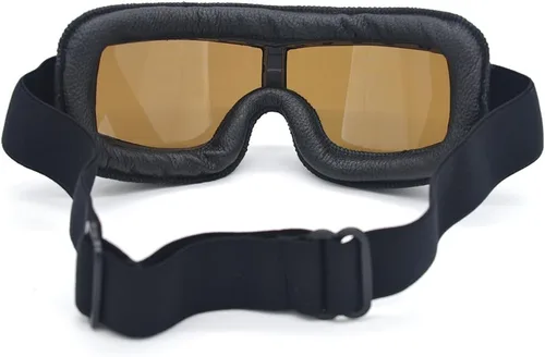 Miniatura 3 de Gafas de Motocicleta Vintage Antiarañazos Gafas de Scooter Esquí para Hombres Mujeres Adultos