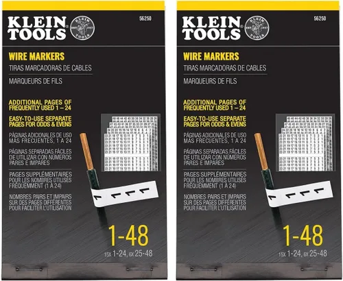 Miniatura 11 de Marcadores Klein Tools 56250, números del 1 al 48