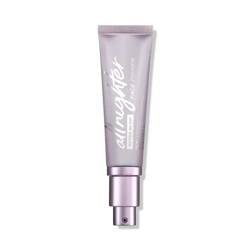 Urban Decay All Nighter - Base facial extra brillante, acabado húmedo, base suavizante e hidratante para maquillaje facial de base, ácido