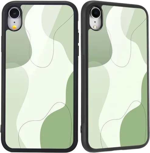 Miniatura 14 de Compatible con iPhone 7/8/SE 2020, cubierta trasera dura con patrón de arte divertido azul divertido lindo para mujeres y niños