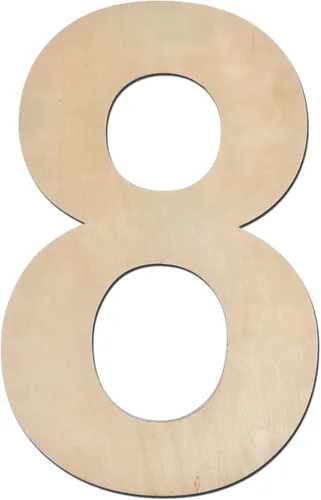 Miniatura 72 de Letra M de madera de 12 pulgadas de grosor, letra de madera grande sin terminar de 1/4 de pulgada de grosor para decoración de pared del hogar