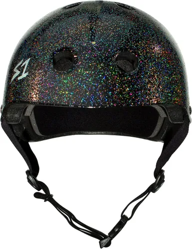 Miniatura 3 de Casco S1 Lifer para patinaje en monopatín, BMX y patinaje sobre ruedas Brillantina negra brillante