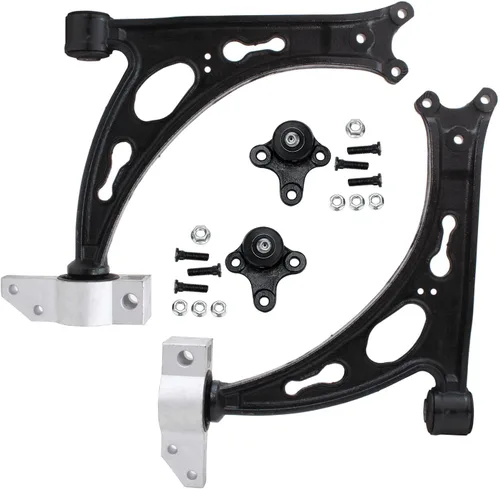 Miniatura 204 de Detroit Axle - Brazos de control superiores traseros para Chrysler 300 Dodge Challenger Charger Magnum, reemplazo del conjunto de brazos de control