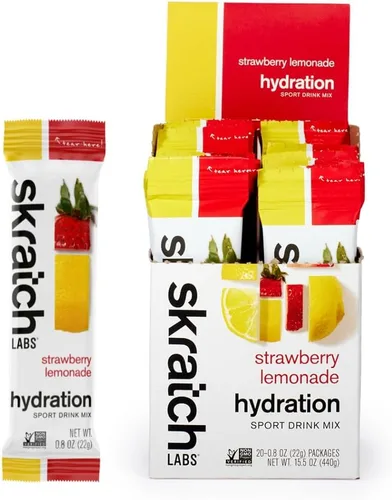 Miniatura 12 de Skratch Labs Paquetes de hidratación – Mezcla de bebida de hidratación, lima limón (20 unidades) – Paquetes de electrolitos en polvo desarrollados