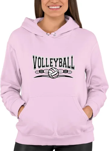 Miniatura 32 de Go All Out Sudadera con capucha para hombre y mujer con diseño fresco de voleibol