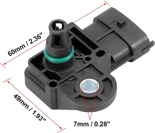 Miniatura 3 de X AUTOHAUX Sensor MAP de presión absoluta del colector de admisión del coche 55568175 para Chevrolet Sonic 2012-2019