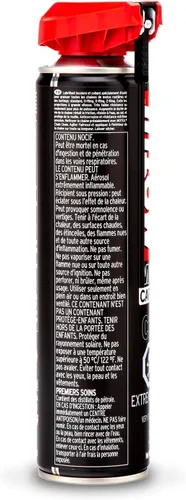 Miniatura 5 de Motul C2 Chain Lube Road - Aerosol lubricante para cadena de motocicleta para motocicletas de calle y deportivas, lata de 9.3 onzas (111819)