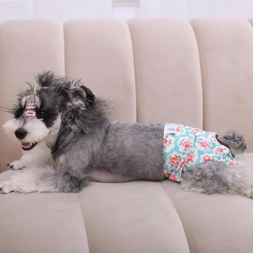 Miniatura 7 de CuteBone - Pañales para perras, paquete de 3 unidades para perritos, talla XS, D14XS
