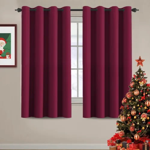 Miniatura 20 de H.VERSAILTEX - Cortinas blackout con aislamiento térmico y ojales en la parte superior, para patios, puertas correderas y división de habitaciones