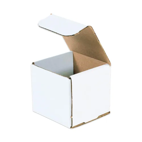 BOX USA Cajas de envío pequeñas de 4 pulgadas de largo x 4 pulgadas de ancho x 4 pulgadas de alto, paquete de 50 cajas de cartón corrugado para