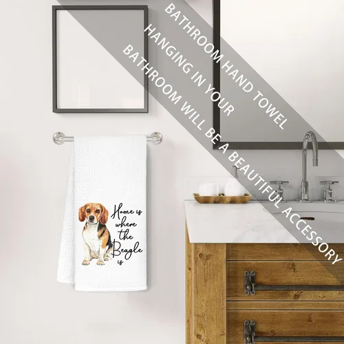 Miniatura 4 de Jvpke Beagle - Toallas decorativas para cocina y baño, regalos de Beagles para mujeres amantes de los Beagle, regalos para amantes de los Beagle, 16