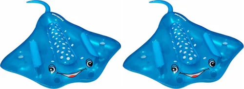 Miniatura 24 de Swimline Balsa inflable con diseño de bandera de la paz americana de isla para piscina
