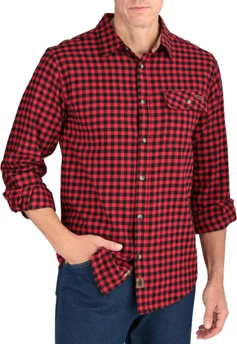 Miniatura 57 de Legendary Whitetails Camisa de franela de manga larga con botones para hombre, 100% algodón