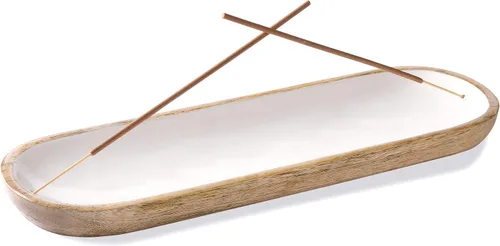 Miniatura 10 de Folkulture Juego de 2 soportes de incienso o quemador de incienso para palitos de insencia, soporte para quemador de insencia para decoración