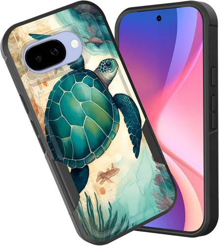 Miniatura 49 de Funda para Pixel 6A, funda híbrida de doble capa resistente a prueba de golpes de policarbonato duro de silicona suave TPU para Google Pixel 6A