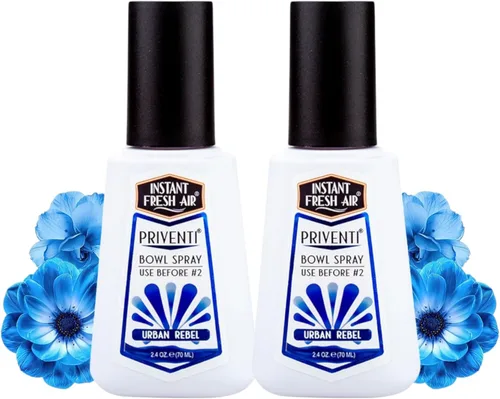 Miniatura 12 de Priventi - Spray para inodoro y baño eliminador de olores para hombres, hasta 120 usos, eliminación de olores de tamaño de viaje para #2 - Para