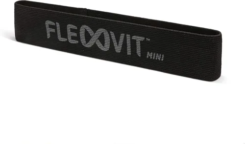 Miniatura 5 de FLEXVIT Mini banda, banda de resistencia de tela de grado profesional, comodidad superior y calidad para hacer ejercicio, juego de bandas