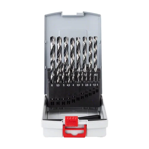 Miniatura 3 de Bosch Professional 2608577351 PointTeQ - Juego de brocas (19 piezas, para metal, ProBox, accesorios para destornilladores), 0.039–0.394 in