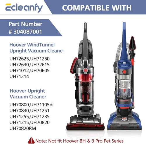 Miniatura 2 de Paquete de 4 filtros 304087001 compatibles con aspiradora vertical Hoover WindTunnel UH71250 UH72630 UH72625 UH72615 UH71012 UH70605 UH71214 Nota